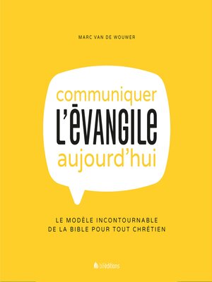 cover image of Communiquer l'Evangile aujourd'hui